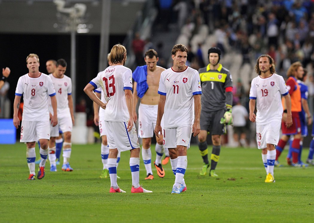 Čeští fotbalisté přišli o reálnou naději na MS v roce 2014 na hřišti Itálie