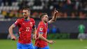 David Douděra (vpravo) poslal Čechy proti Gibraltaru do vedení