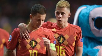 Ztráta pro Belgii. Kvůli zranění se od týmu odpojili bratři Hazardové