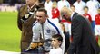 Kapitán anglické reprezentace Wayne Rooney před utkáním se Slovinskem v kvalifikaci o EURO 2016.