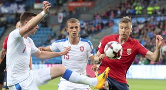 Norsko – Česko 1:1. Hosté po hrozné druhé půli ztratili důležité body