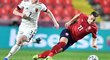 Tomáš Holeš a Kevin de Bryune v zápase Česka s Belgií Tomáš Holeš a Kevin de Bryune v zápase Česka s Belgií