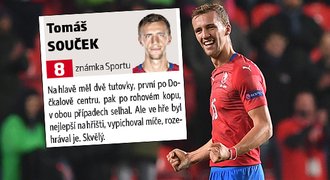 ZNÁMKOVÁNÍ Čechů: Skvělý Souček, výrazný Schick a zeď Kadeřábek