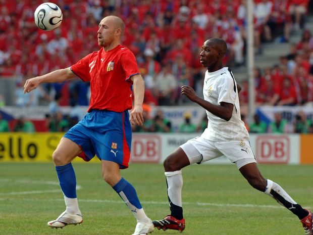 Jiří Štajner v zápase MS proti Ghaně Jiří Štajner v zápase MS proti Ghaně