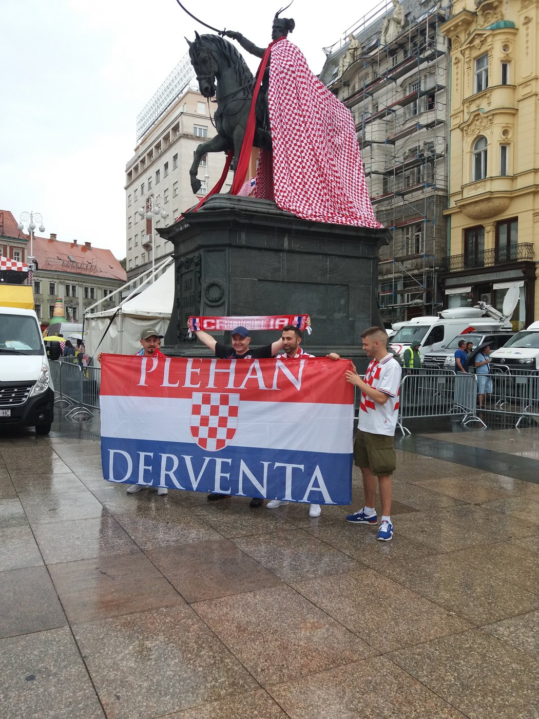 Chorvatští fanoušci v Záhřebu budou při finále společně fandit na náměstí