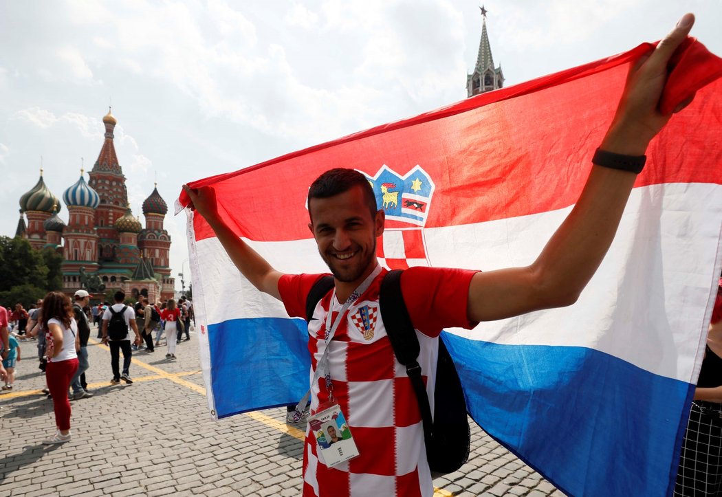 Chorvatští fanoušci v neděli obsadili Moskvu, fotbalem žije i celá země včetně hlavního města Záhřebu