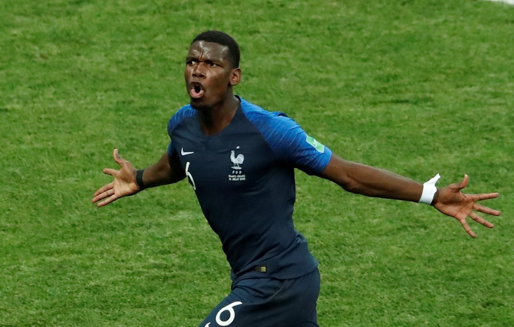 Francouzský záložník Paul Pogba gólem na 3:1 výrazně přiblížil Francii k titulu mistrů světa