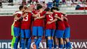 Čeští fotbalisté do 17 let se chystají na start zápasu na mistrovství světa