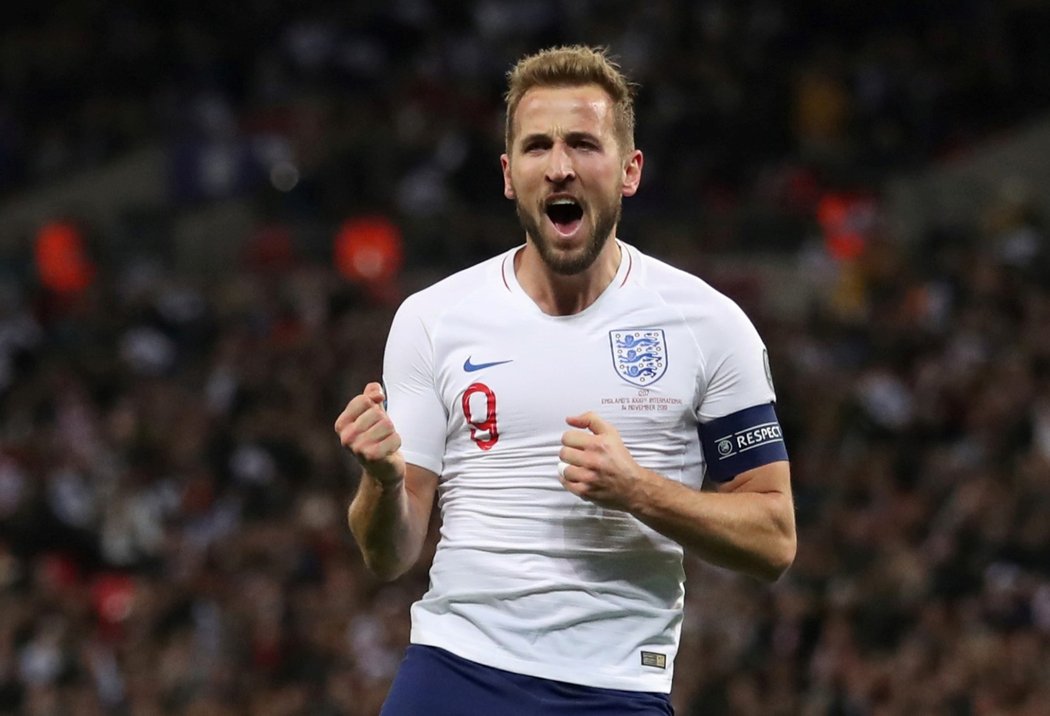 Harry Kane stihl nastřílet hattrick Černé Hoře už za první poločas