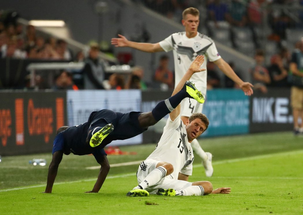 Zkušený záložník Thomas Müller na hřišti nechal všechno, ani on nepomohl Němcům k výhře nad Francií