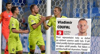 ZNÁMKOVÁNÍ Česka: Paráda Coufala i Hložkova škoda. Kalas si příliš nevěřil