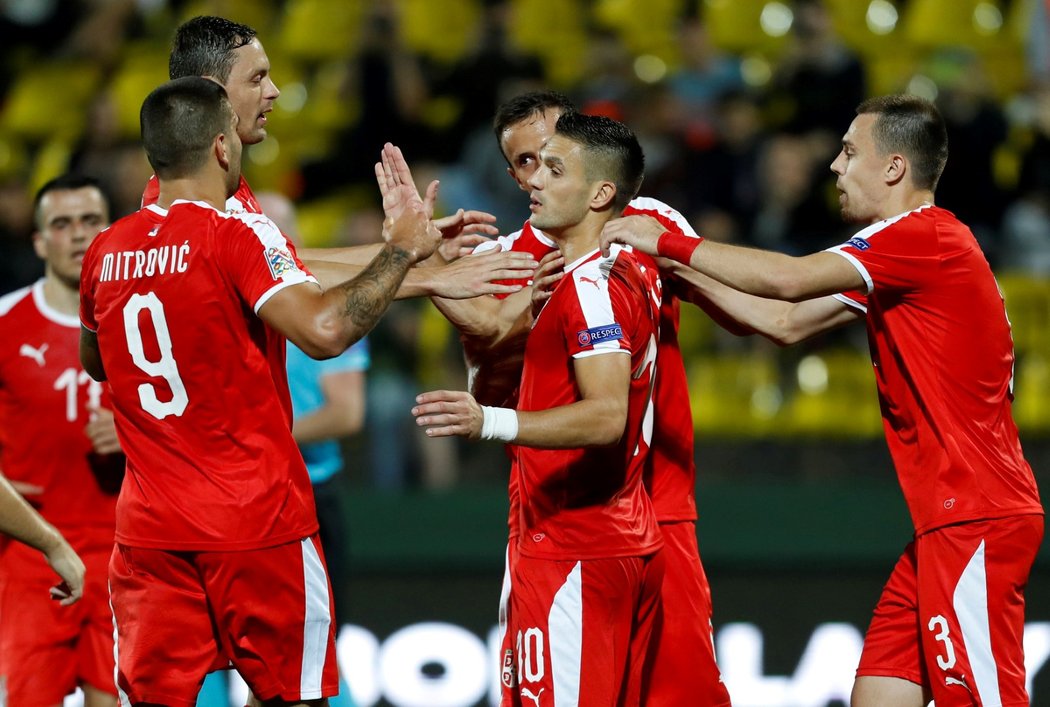 Srbové vyhráli v Lize národů na hřišti Litvy 1:0, z penalty rozhodl Dušan Tadič, který druhý pokutový kop v závěru utkání nedal