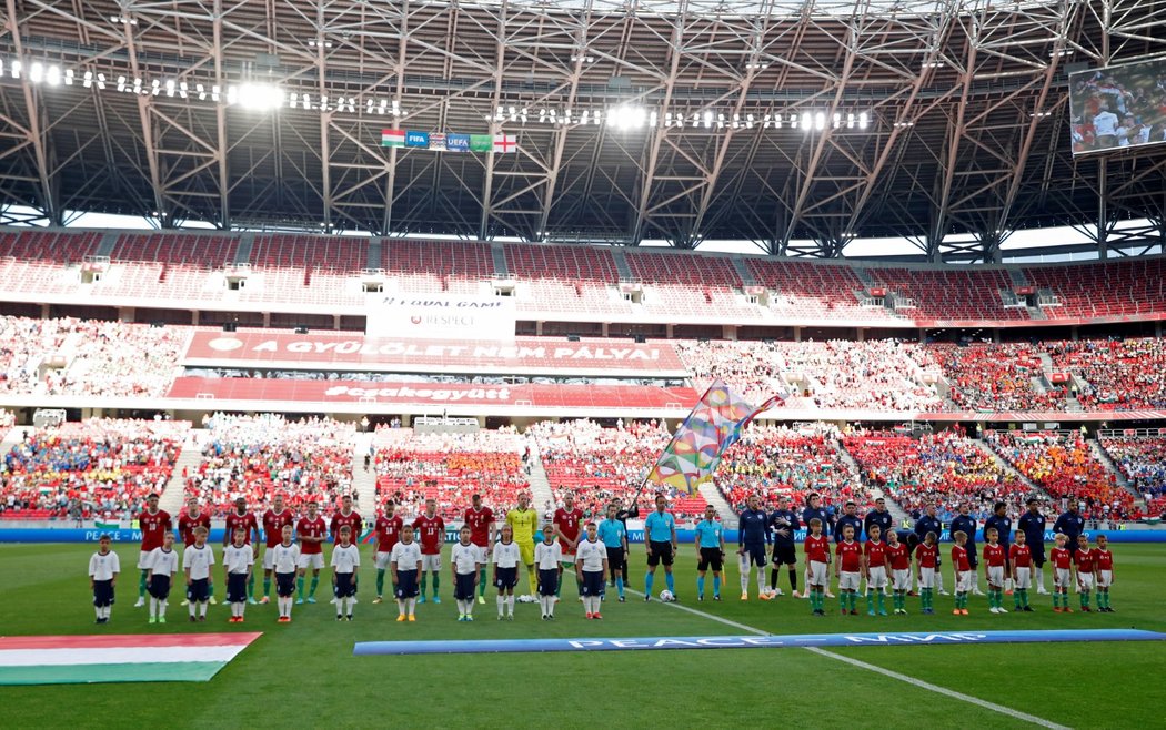 Maďarští fotbalisté změřili síly v Lize národů s Anglií