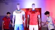 Česká fotbalová reprezentace představila nové dresy pro EURO 2024