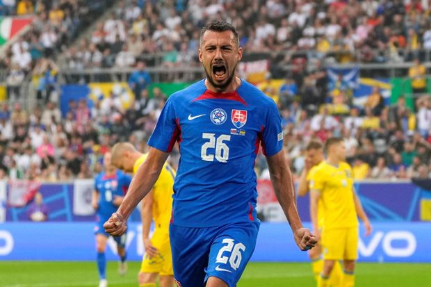 Ivan Schranz poslal Slovensko v 17. minutě do vedení, trefil se i ve druhém utkání na EURO Ivan Schranz poslal Slovensko v 17. minutě do vedení, trefil se i ve druhém utkání na EURO