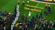 Fotbalisté Francie a Argentiny nastupují na hřiště před finále mistrovství světa