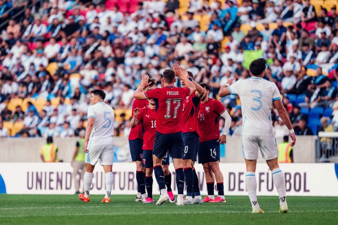 Česko - Guatemala 3:1. Vítězná generálka na MS. Kovářovo zaváhání, pak rozhodl Chorý Česko - Guatemala 3:1. Vítězná generálka na MS. Kovářovo zaváhání, pak rozhodl Chorý