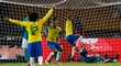 Brazilský útočník Gabriel Jesus byl jediným střelcem utkání proti Německu