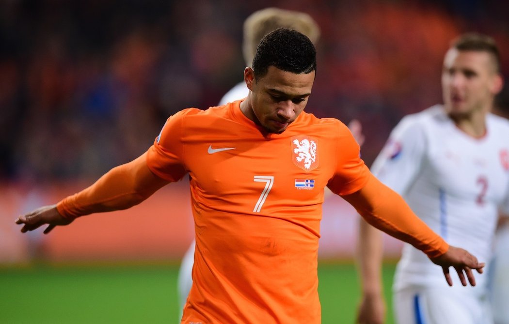 Memphis Depay byl vyřazen z nizozemské reprezentace.