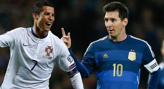 Souboj titánů: Ronaldo vyzve Messiho. Kdo je v reprezentaci lepší?