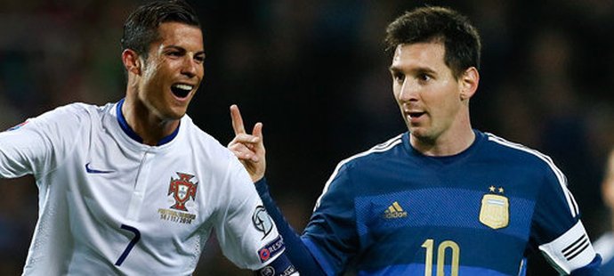 Ronaldo se v úterý v přátelském mezinárodním utkání postaví Messimu