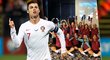 Cristiano Ronaldo věnoval portugalským reprezentantkám do 17 let za postup do elitní fáze kvalifikace EURO 2020 kopačky
