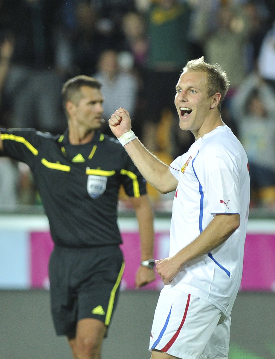 Daniel Kolář se raduje ze své trefy proti Ukrajině, kterou zvyšoval už na 4:0