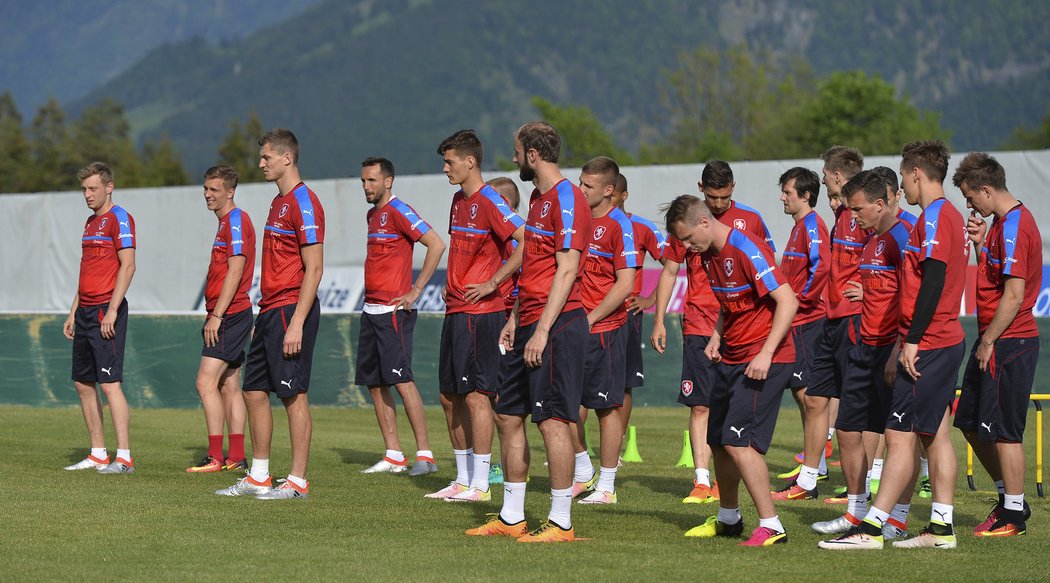 Čeští fotbalisté se před EURO připravují v Rakousku