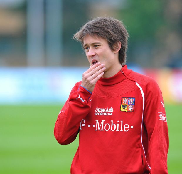 Tomáš Rosický na tréninku Tomáš Rosický na tréninku