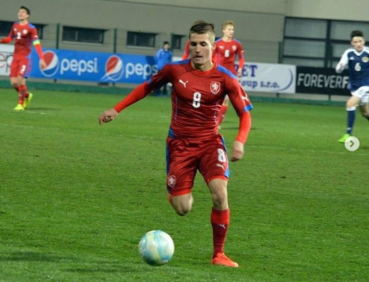 Michal Sadílek v reprezentačním dresu Michal Sadílek v reprezentačním dresu