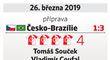 5. Česko - Brazílie 2019