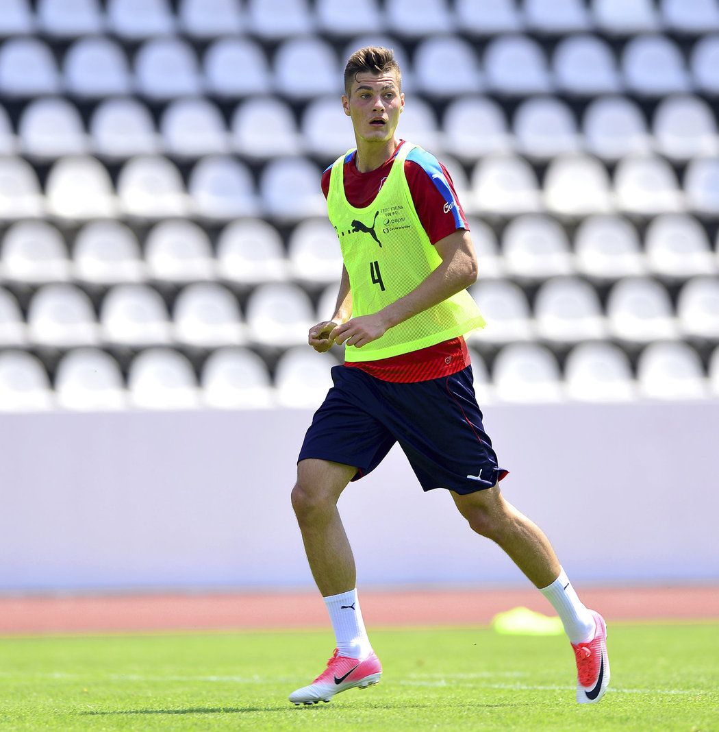 Útočník Patrik Schick na reprezentačním srazu