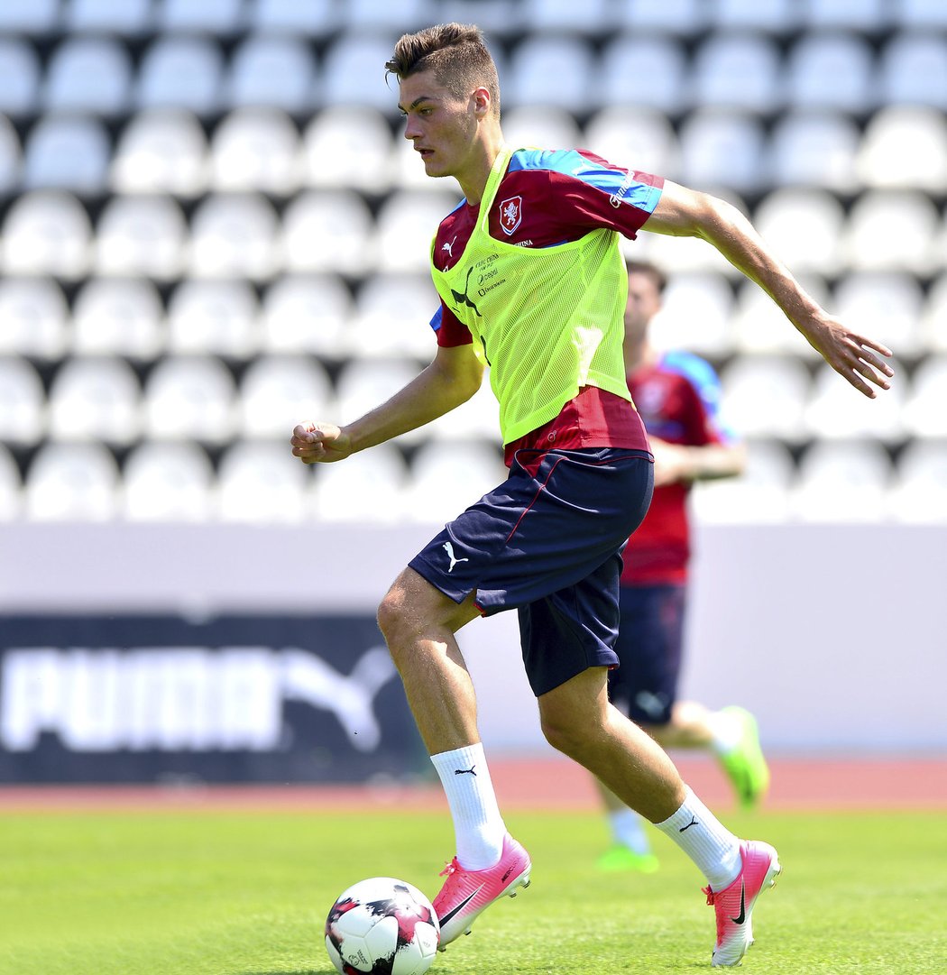 Útočník Patrik Schick na reprezentačním srazu