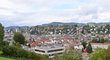 Město St. Gallen, kde reprezentace hraje se Švýcarskem
