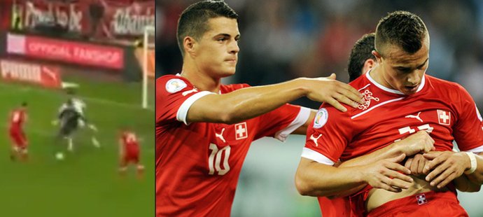 Švýcar Xhaka schválně nezakončil proti Albánii ve stoprocentní gólové šanci