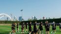 Čeští fotbalisté na tréninku před startem MS U17 v Kataru