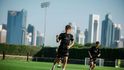 Čeští fotbalisté na tréninku před startem MS U17 v Kataru