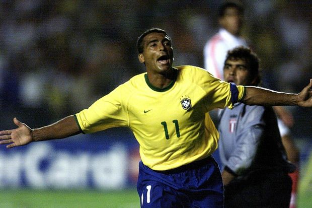 Romário v dresu brazilského národního týmu Romário v dresu brazilského národního týmu