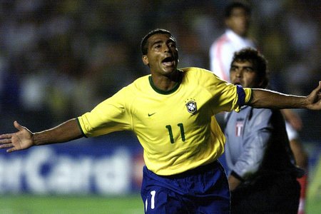 Romário v dresu brazilského národního týmu