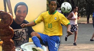 Ronaldinho slavil ve vězení kulatiny! Jako dárek dostal domácí specialitu