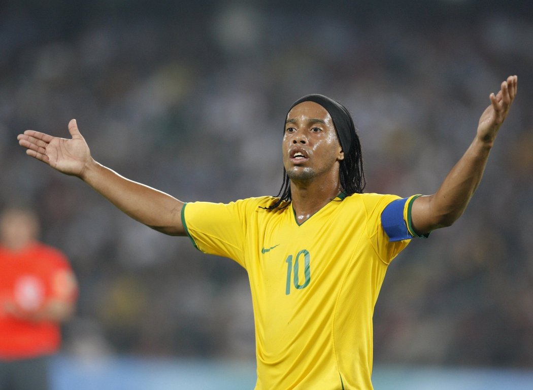 Ronaldinho na OH v Pekingu