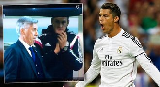 VIDEO: Vtipálek Ancelotti. Trenér Realu parodoval Ronaldovu oslavu