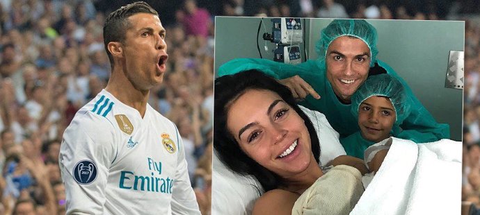 Cristiano Ronaldo má druhou dceru, poprvé se ví, kdo je mátkou