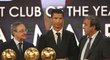 Portugalský fotbalista Cristiano Ronaldo z Realu Madrid byl vyhlášen nejlepším hráčem roku 2014 v anketě Globe Soccer Awards. Svými hlasy o tom rozhodli fotbaloví funkcionáři a agenti.