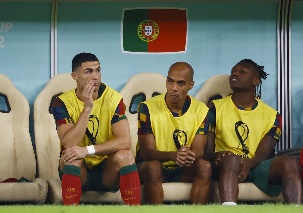 Cristiano Ronaldo na portugalské lavičce