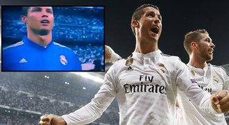Ronaldo prožíval bitvu s Atlétikem. Zpíval hymnu Ligy mistrů