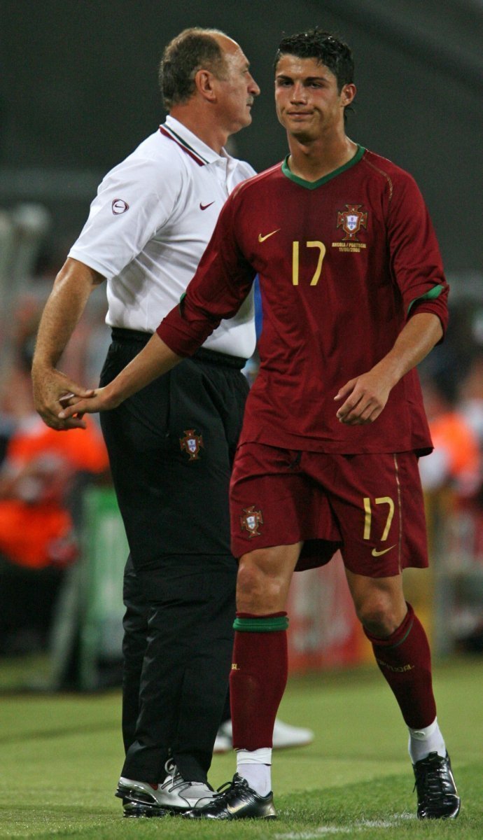 Luiz Felipe Scolari a Cristiano Ronaldo