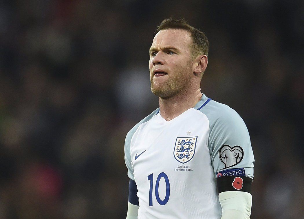 Kapitán anglické fotbalové reprezentace Wayne Rooney