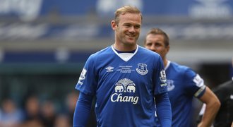 Rooney opět v modrém. Při exhibici si po 11 letech zahrál za Everton