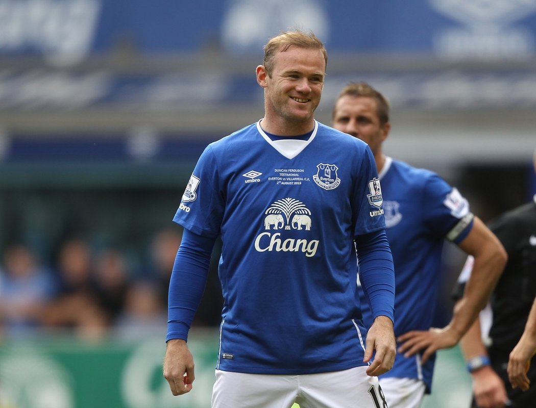 Wayne Rooney si znovu zahrál za Everton